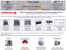 Tablet Screenshot of exhaustofans.com